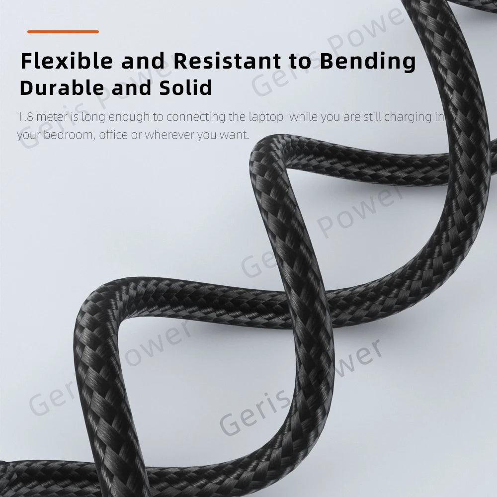 65W 90W 140W USB C PD to DC Universal Laptop Charger Cable for Asus Dell Hp 5.5X2.5 7.4X5.0 4.5X3.0mm DC Power Adapter Converter