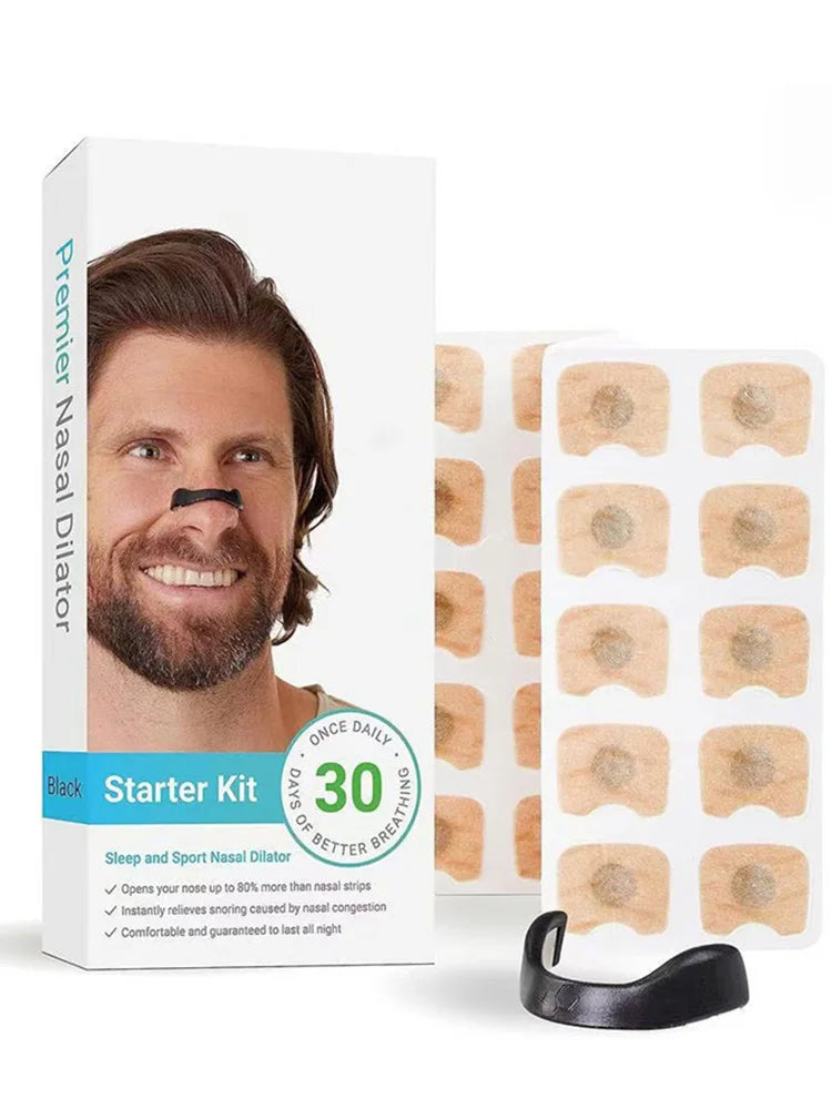 Magnetic Nasal Breathing Dilators Kits Sport Nasal Dilator Boost Oxygen Intake,Reduce Snoring,Breathing Refill Nose Clip