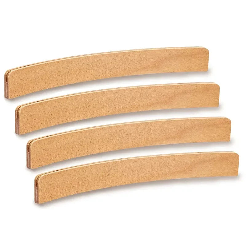 2/3/4Pcs Of Set Wooden Curved Playing Cards Holder Hands-Free Lazy Poker Base Stand Party Cards Games Accessories For Children