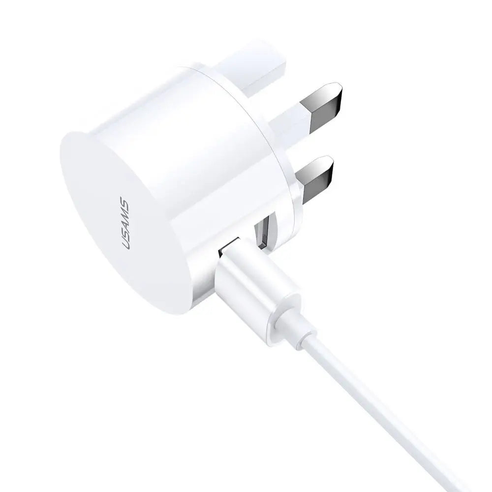 5V 2.1A White Dual USB Charger Quick Charge Wall Charger Mobile Phone Charging Mini Round Adapter Travel Charger
