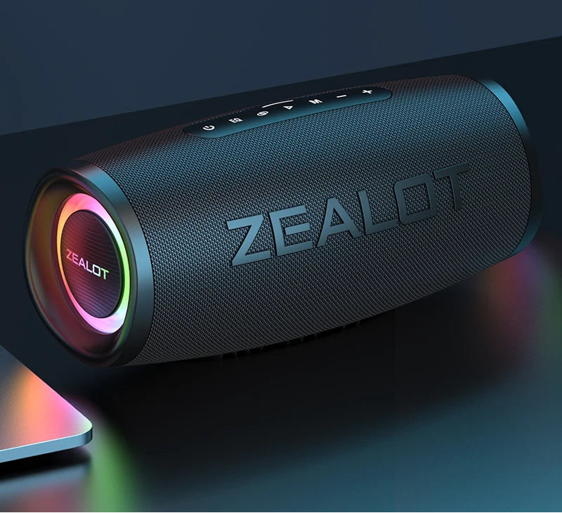 ZEALOT-S56 Bluetooth Speaker 40W Output Power Bluetooth Speaker with Excellent Bass Performace IPX6 Waterproof Camping Outdoor