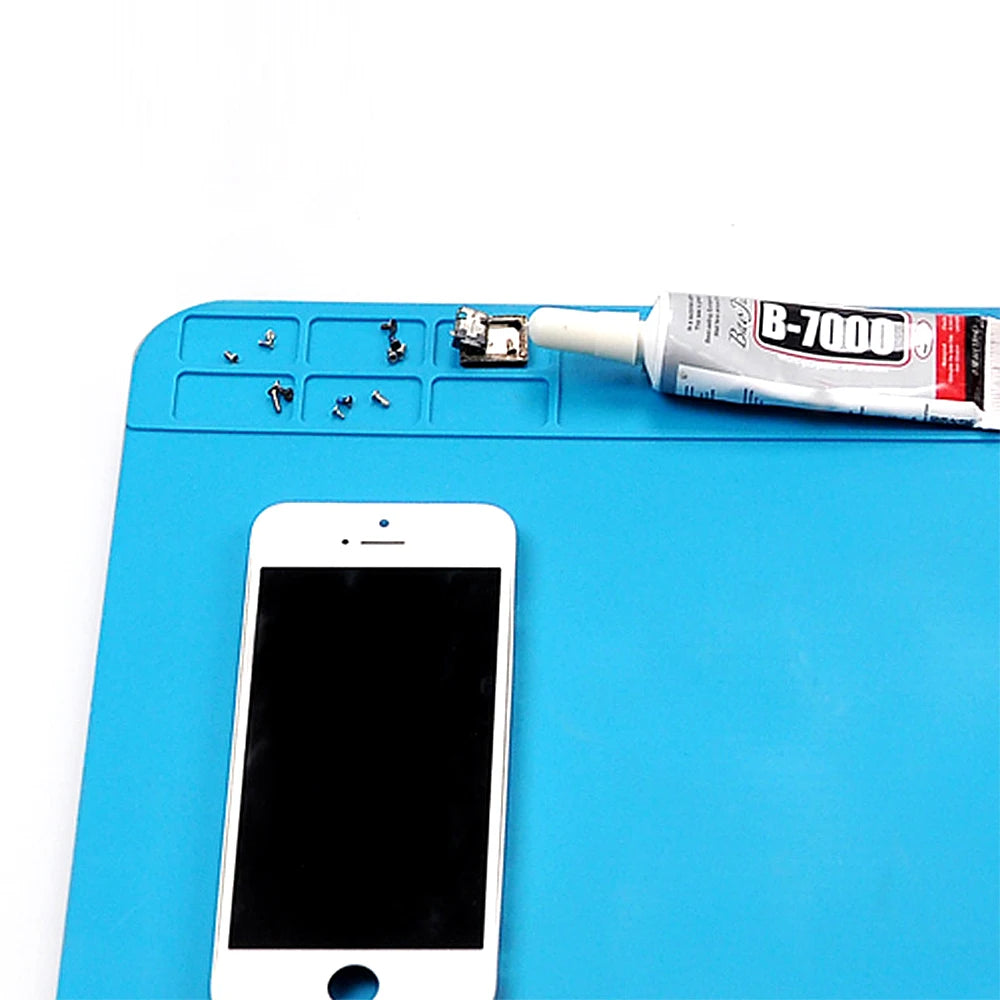 Ansiki 300x200mm Repair welding work pad High Temperature Resistant Silicone Pad ESD Anti-Static waterproof for Repair tool kit