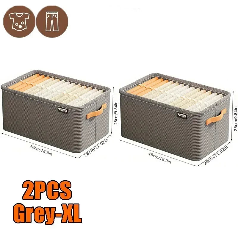 Thicken Clothes Organizer Pants Sweater Storage Cabinets Drawers Organizer Jeans Storage Box Wardrobe Clothes Storage Organizers