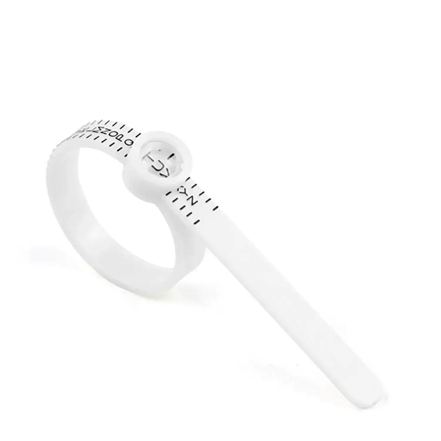 Adjustable Ring Sizer with Magnifier US/UK/EU/HK Size Chart Reusable Finger Measuring Tool for Accurate Ring Sizing