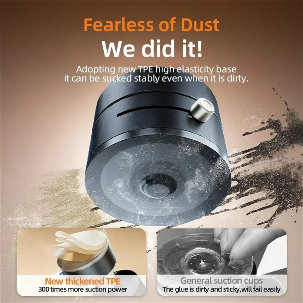 Foldable Phone Stand Strong Magnetic Car Phone Holder Dashboard Phone Holder 360° Rotating Vacuum Suction Cup GPS Bracket in Car