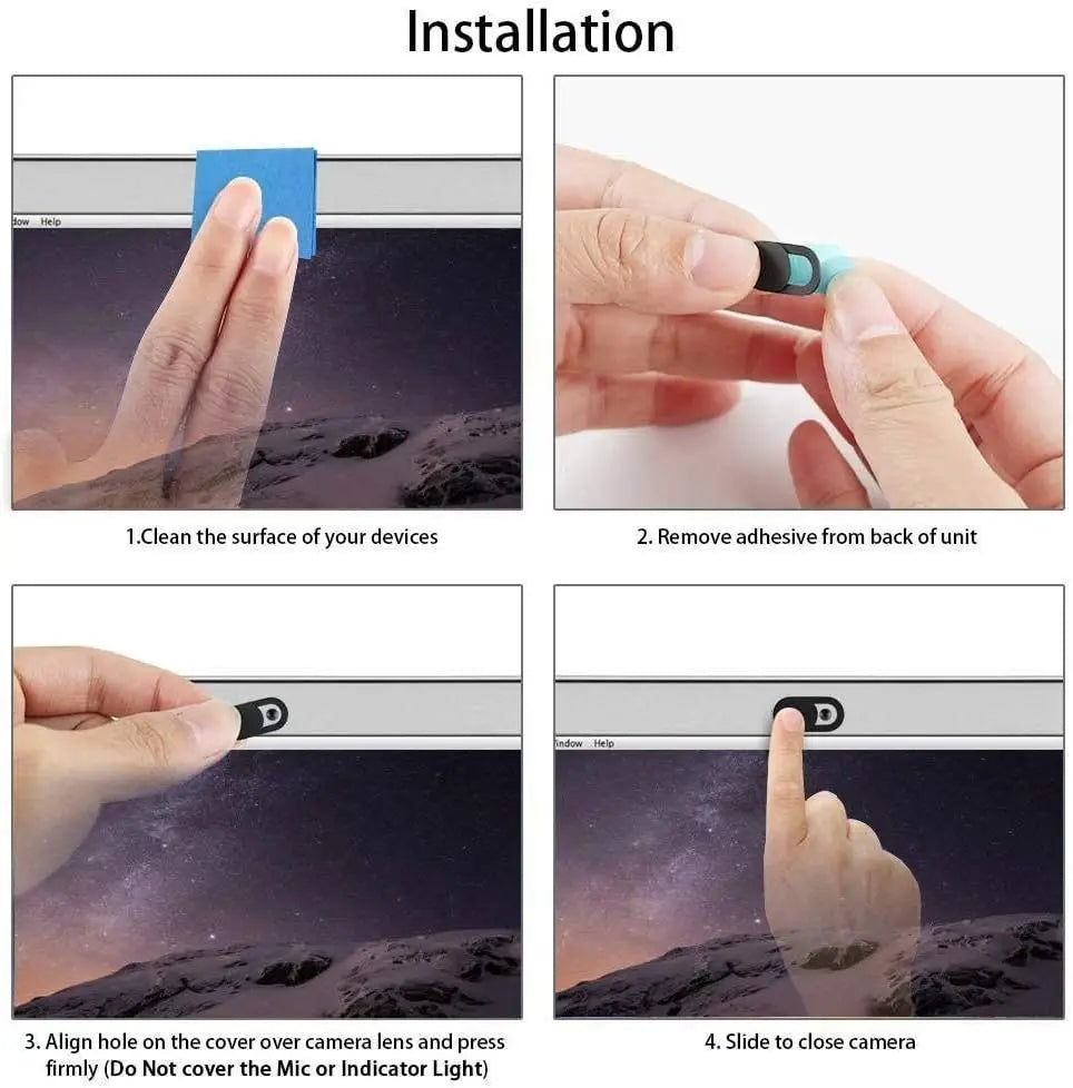 5-10Pcs For iPad PC Macbook Tablet Webcam Cover Tablet Laptop Camera Covers Slider Mobile Phone Antispy Lenses Privacy Sticker