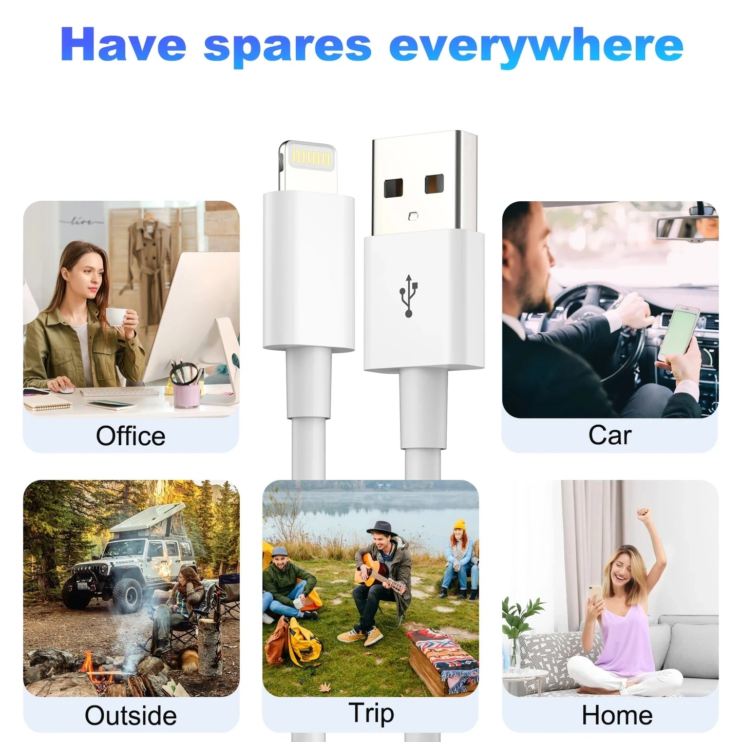 [MFi Certified] Charger Cord for iPhone 3ft /6ft USB to Lightning Cable Fast Charging Cable for iPhone 14 13 12 11 XR XS