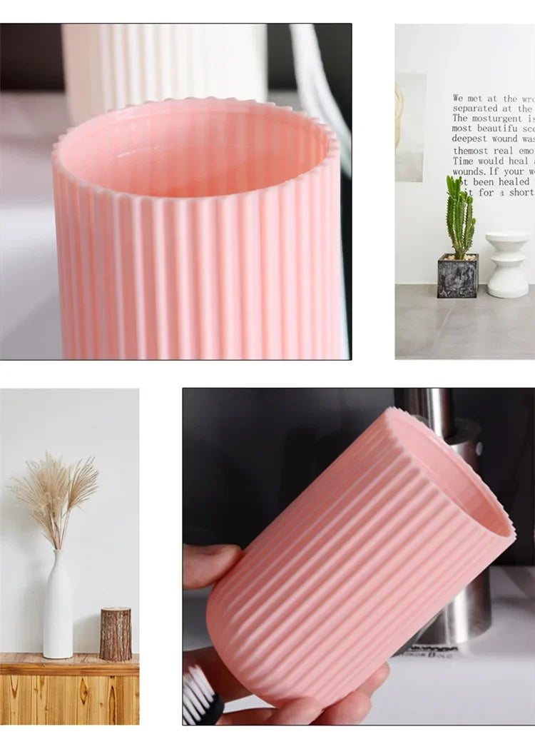 Toothbrush Cup Portable Toothbrush Holder Multifunction Travel Cup Organizer Toothbrush Case and Bathroom School Trip