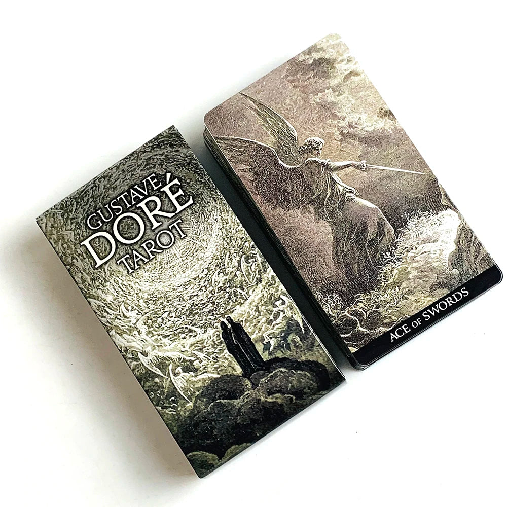 Gustave Dore Tarot Card 78pcs Cards Party Board Games For Family And Friends Entertainment English Version Divination Game Card