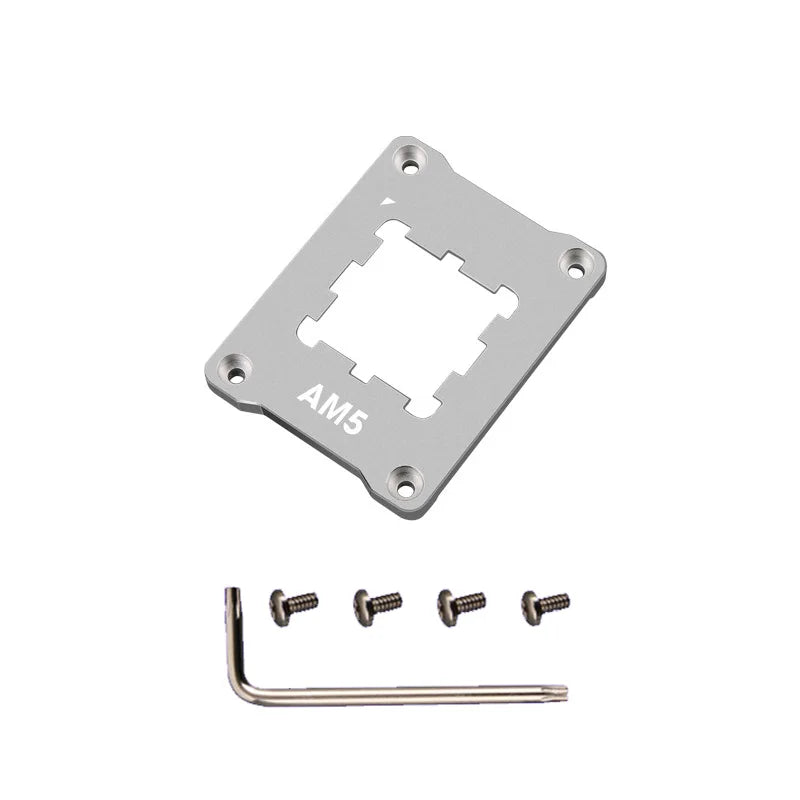 Universal Aluminum ASF AM5 CPU Bending Corrector Frame Fixing Buckle AMD Anti bending Bracket For 7950X 7800X 7700X 7600X 7500F