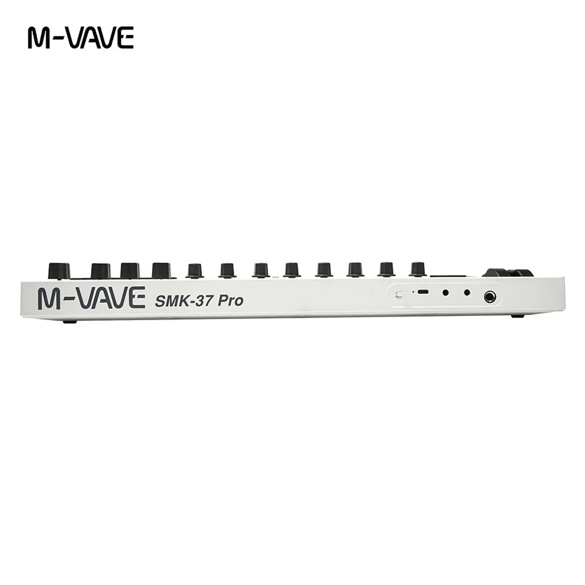 M-VAVE SMK-37 PRO MIDI Controller Keyboard 16 RGB Pads 8 Knobs Software Compatible for Music Production
