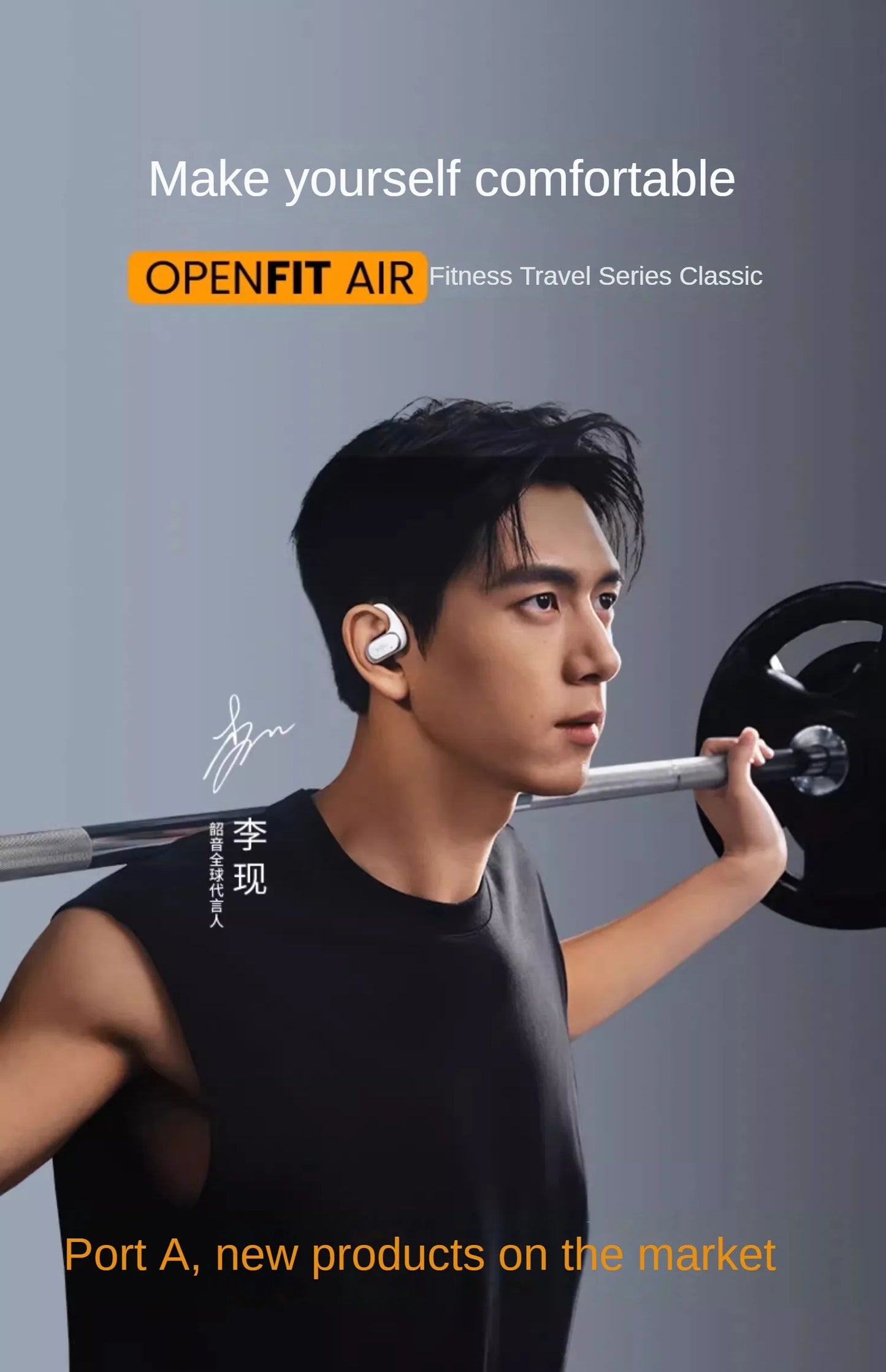 Original SHOKZ T511 OpenFit Air Open Earless Wireless Bluetooth Headphones Sports Headphones HD Call Noise Reduction Support APP