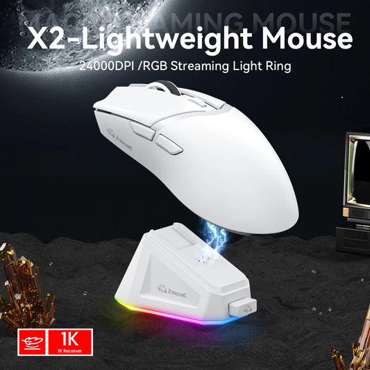 X2 Gaming Mouse Wireless PAW3311 1K Hz ATTACK SHARK X11 Same Model Magnetic RGB Lightweight Macro Mouse Tri-mode Connectione