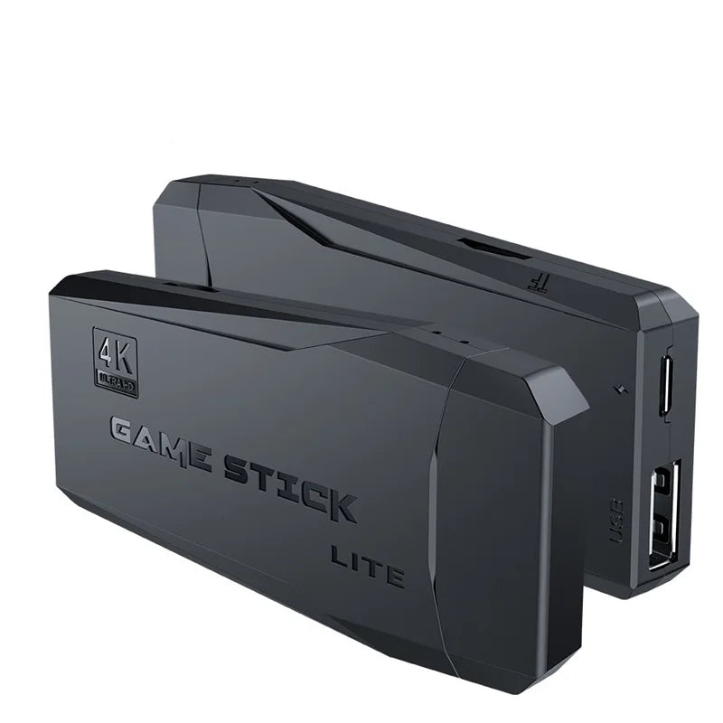 M8 Retro Game Console - 4K HD TV Stick with 20,000 Preloaded Games & Dual Wireless Controllers