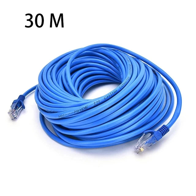 Cat5e Ethernet Network Cable RJ45 Patch Outdoor Waterproof LAN Cable Wires For CCTV POE IP Camera System