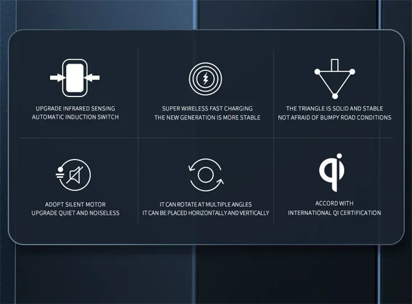 30W Wireless Car Charger Magnetic Car Phone Holder For iPhone 16-12 Pro Max Xiaomi Samsung Fast Charging Wireless Chargers