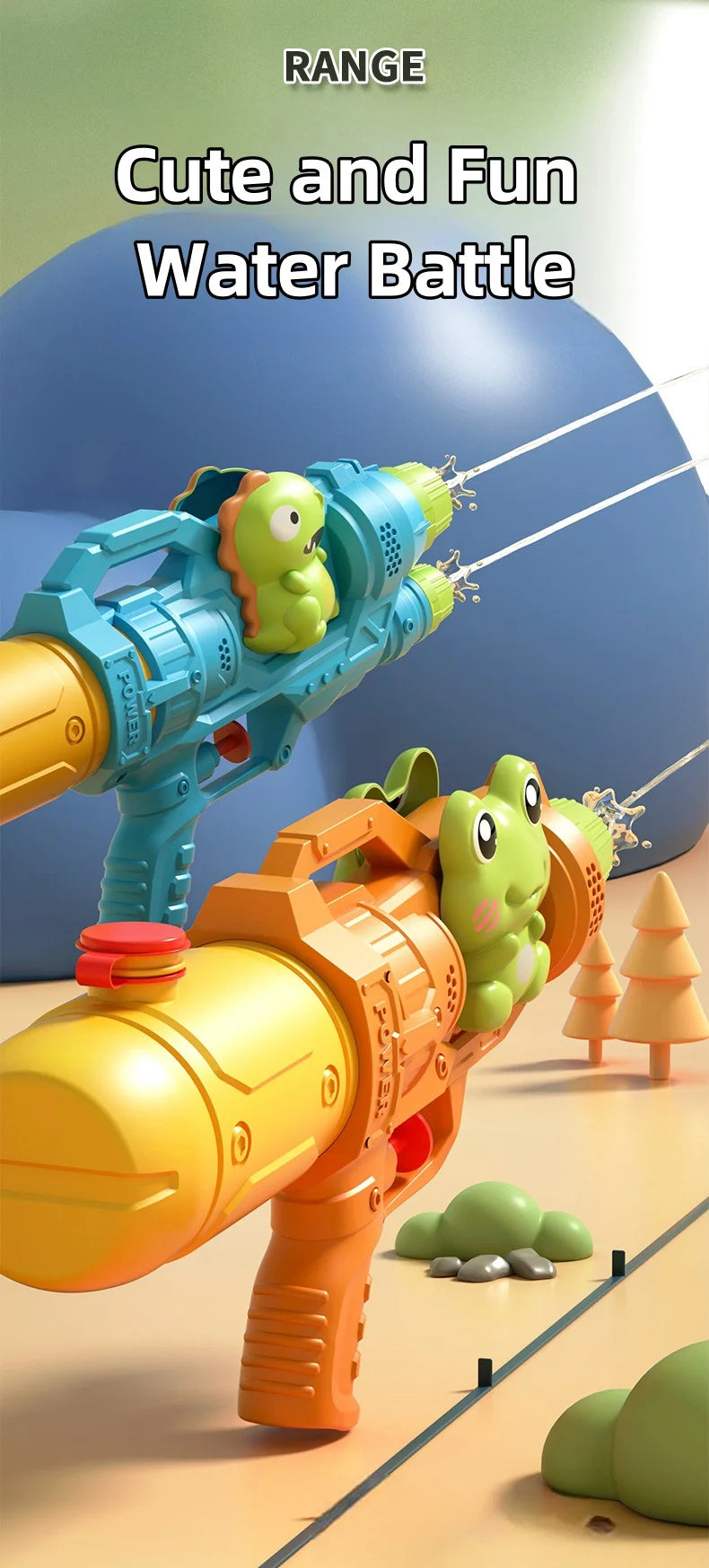 Dinosaurs ducks sharks  twin sprinklers water gun toys water fights family gatherings party games water pools beach toys