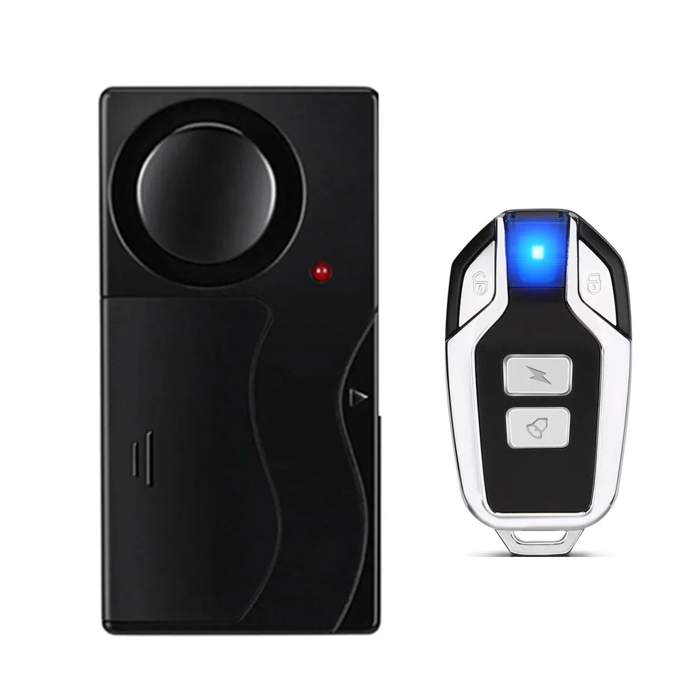 New 110dB Door And Window Vibration Alarm Wireless Anti-Theft  Alarm With Remote Control Home Bicycle Security Burglar Alarm