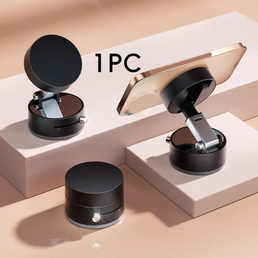 Generic Car Phone Holder Strong Vacuum Suction Simple Installation Phone Stand Phone Mount Adjustable Angle Professional