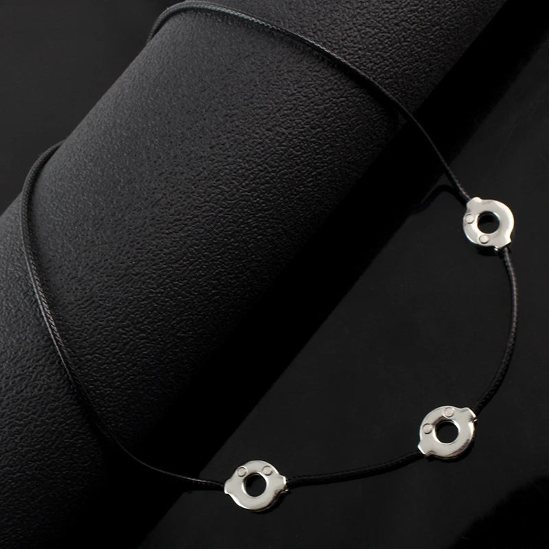 Anime Uchiha Itachi Necklace Titanium Steel Cosplay 3 Loops Necklace Women Choker Kolye Gift Ethnic Men Jewelry