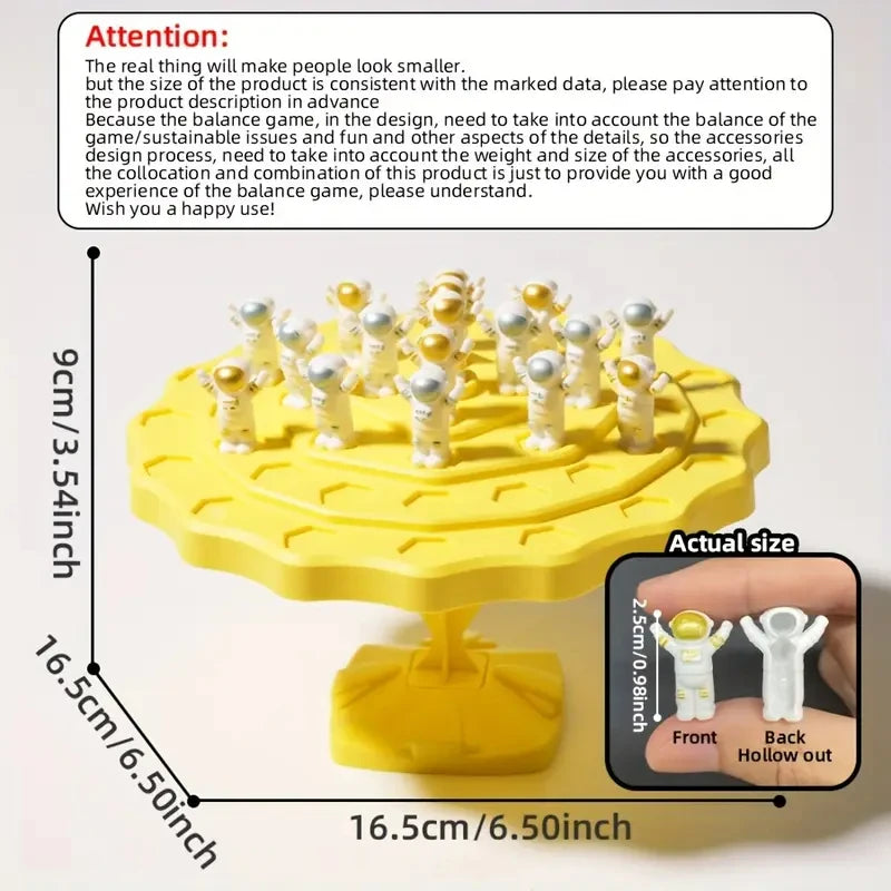1pc Astronaut Balance Tree Family Entertainment Toy Interaction Game Party Toy Battle Game Balancing Board Game