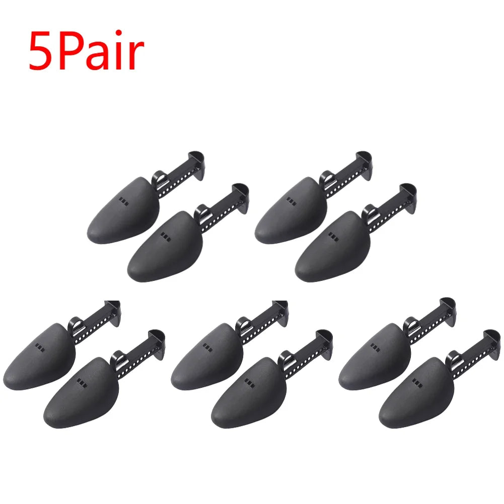 1-5Pair Plastic Shoe Stretcher Adjustable Portable Shoe Tree Shaper Stretchers Holder for Women Men Unisex Fashion Shoe Tree