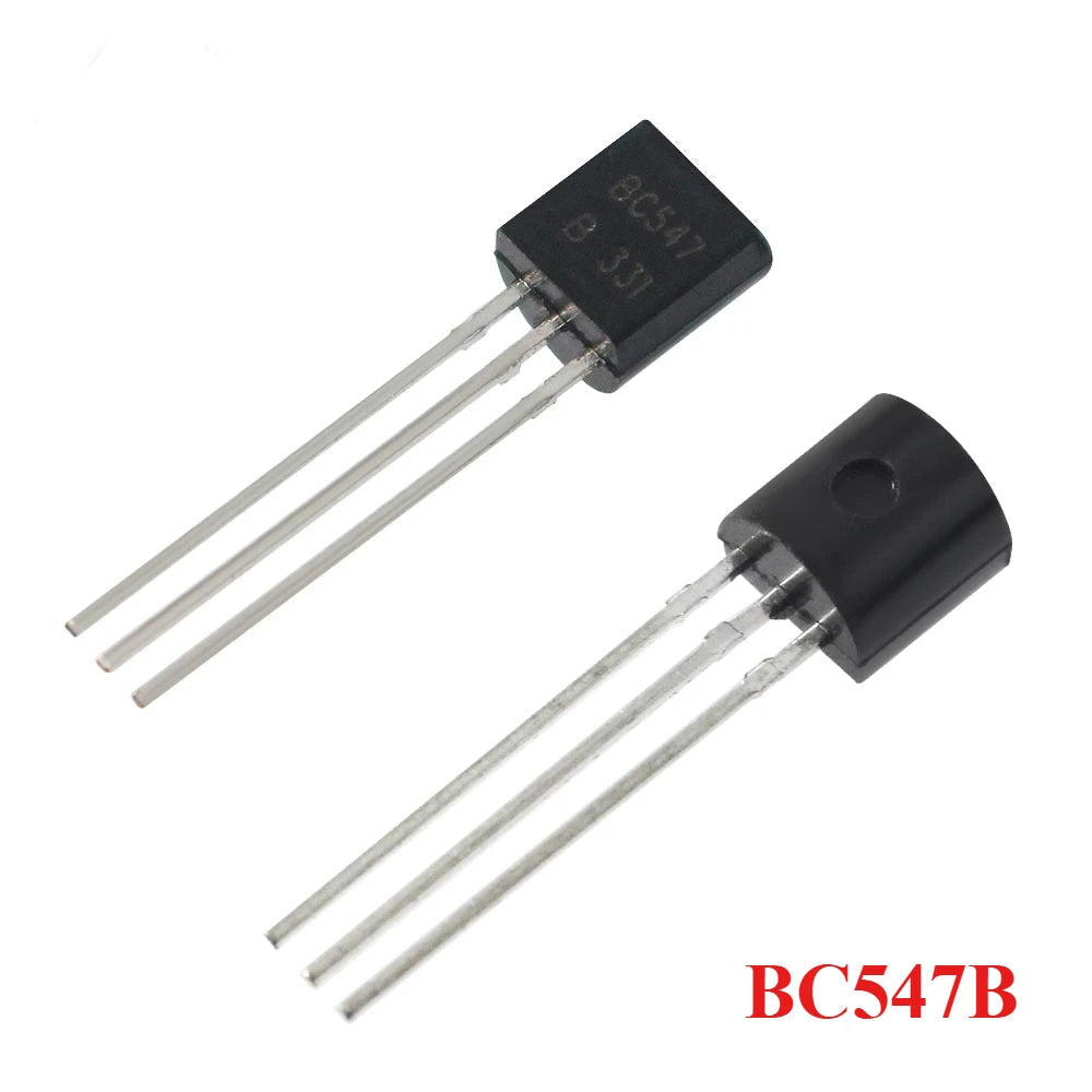 100PCS BC547B BC547 TO-92 Bipolar Transistors BJT NPN 45V 100mA Transistor Kit