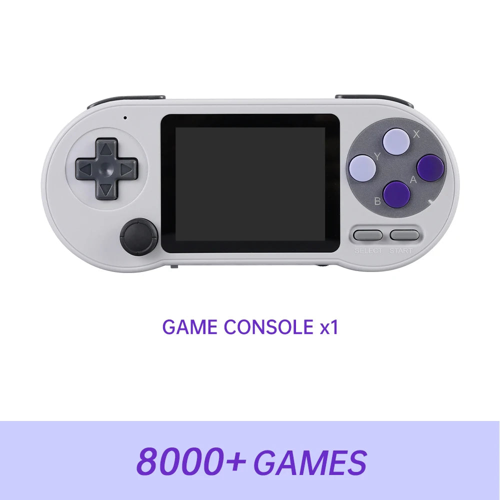SF2000 3 inch IPS Screen Portable Handheld Game Console Mini Retro Video Game Player Built-in 8000+ Games Game Console AV Output