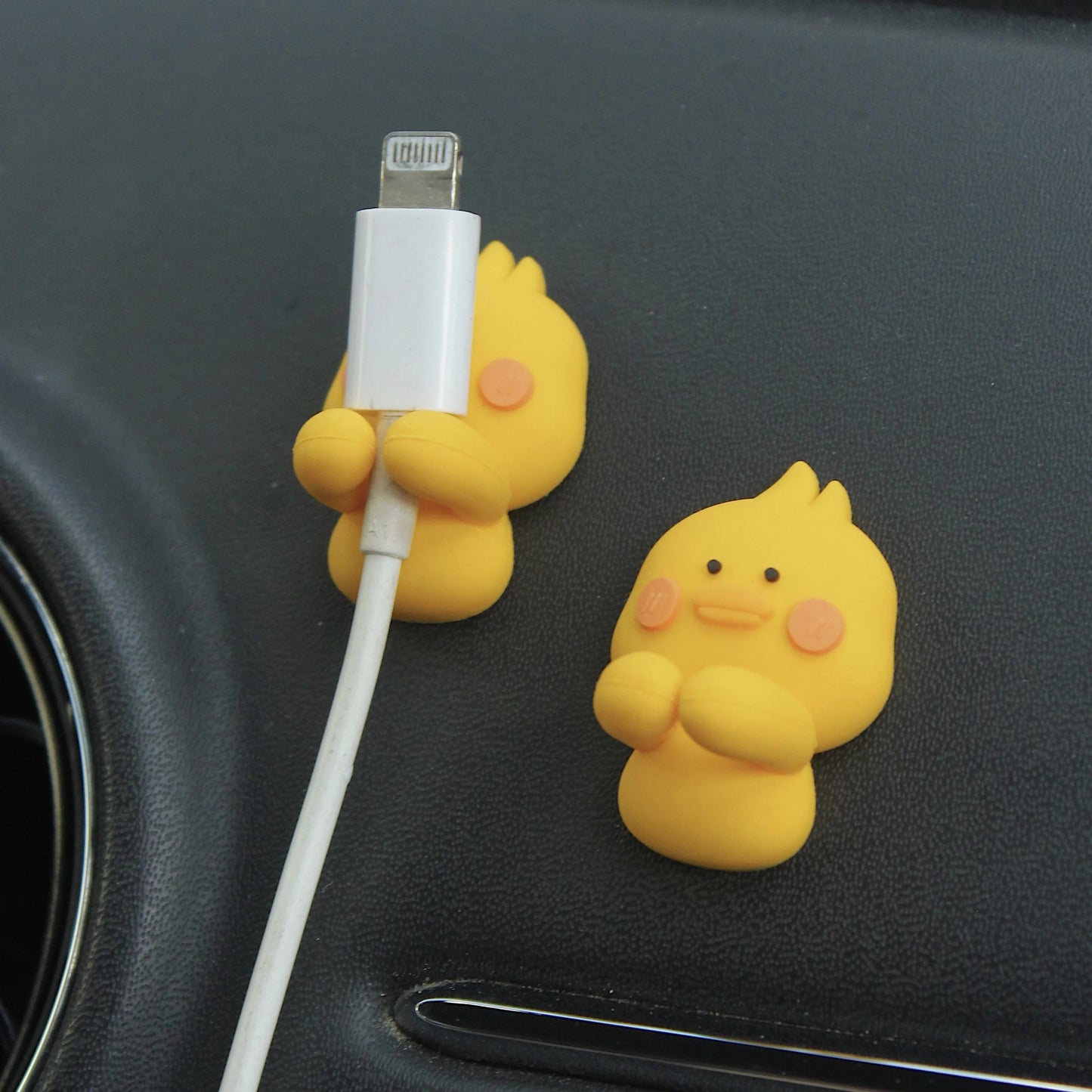 2Pcs Creative Cartoon Strong Backing Adhesive Mobile Phone Data Organizer Charging Headphone Cable Fixer Card Wire Finisher