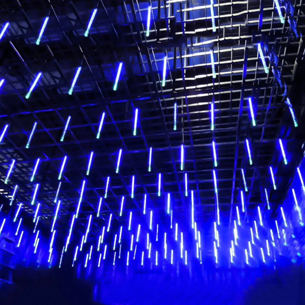 1pc 30CM LED Meteor Shower Rain Lights Waterproof Falling Raindrop Fairy String Light for Christmas Holiday Party Patio Decor