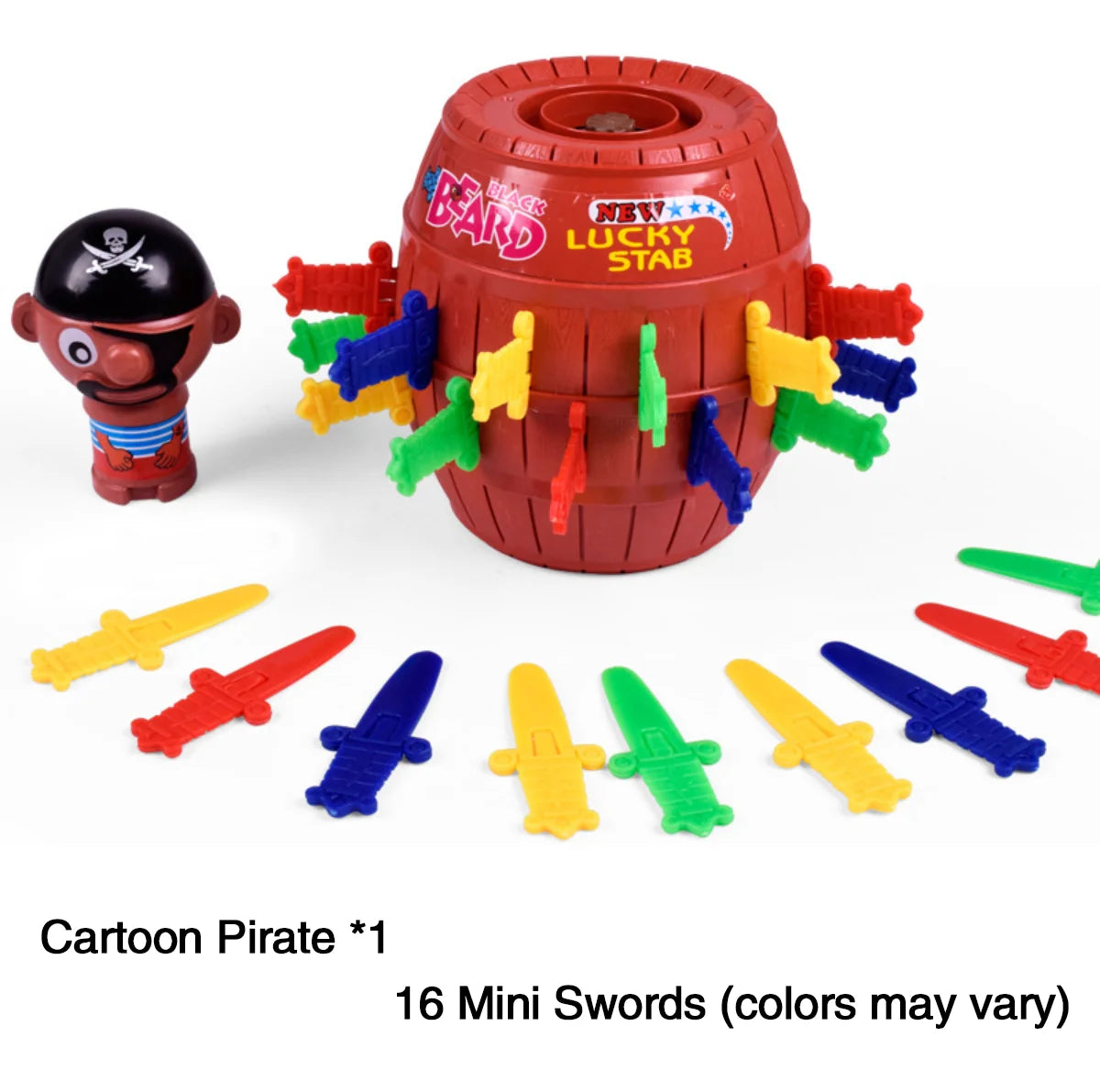 Children's Party Fun Prank Toy Pirate Bucket Toy, Lucky, Jump, Sword, Explosion, Interactive Family Fun Games