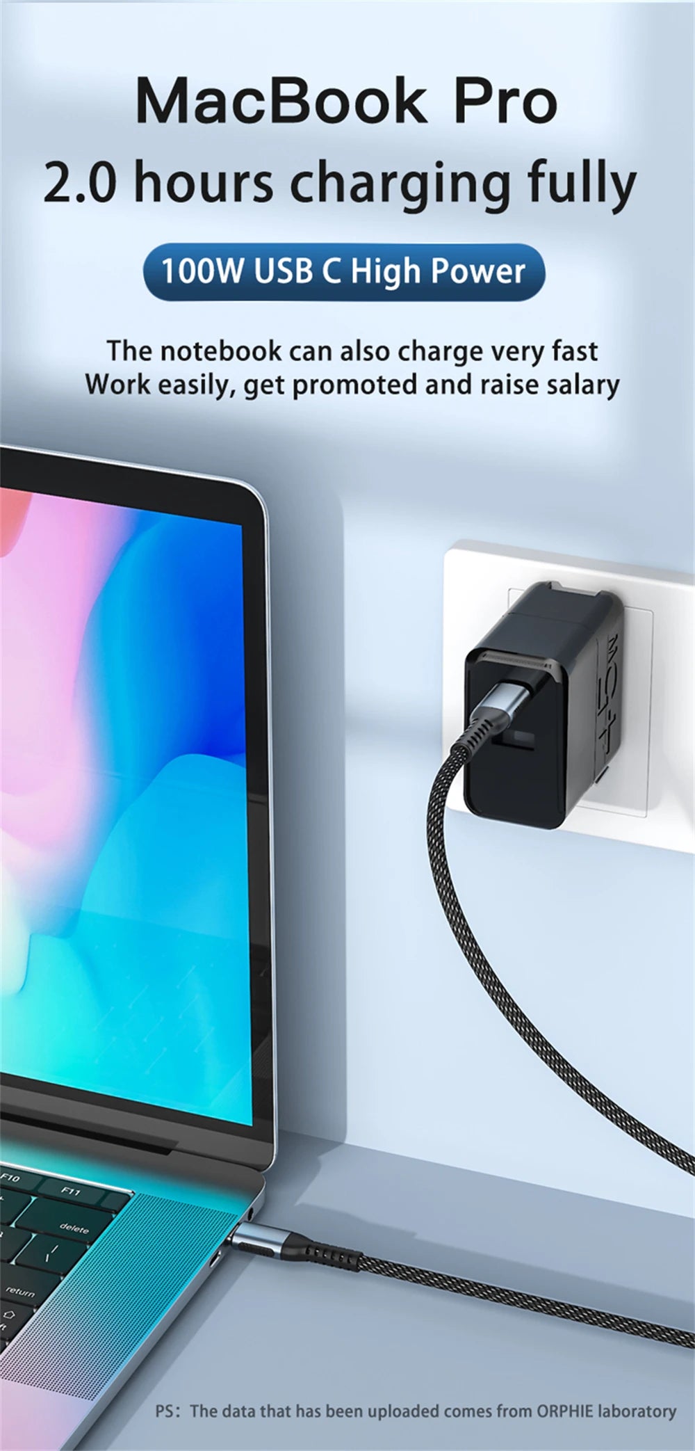 USB C to USB Type C Cable for MacBook Pro Quick Charge 4.0 PD 100W 5A Fast Charging for Samsung Xiaomi mi 10 Charge Cable 1/2M