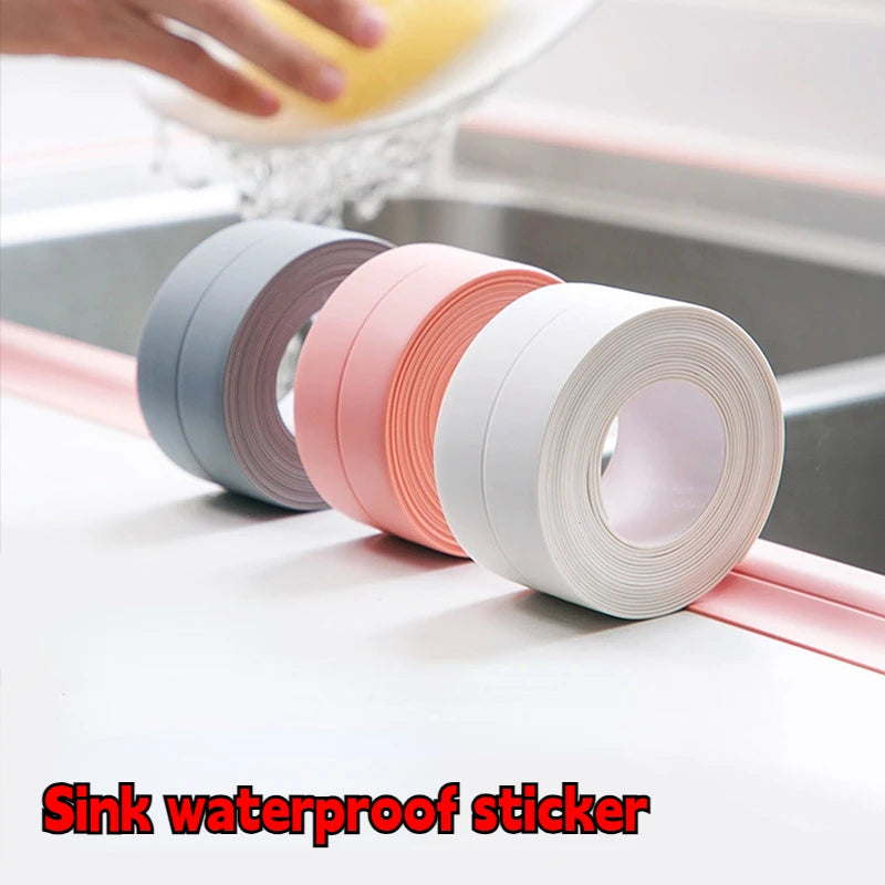 Waterproof Tape Silicone Rubber Self Adhesive Bathroom Toilet Tape Wall Sticker Sink Edge Tape Wire Hose Strong Repairing Tape