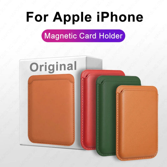 For Magnetic Card Holder Case For iPhone 14 13 12 11 Pro Max Mini X XS XR 8 Plus Phone Leather Wallet Bag Cover