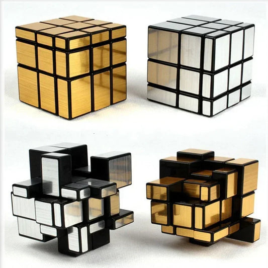 Neo Magic Mirror Cube Gold Silver Professional Speed Cubes Puzzles Speedcube Educational Toys For Children Adults Gifts