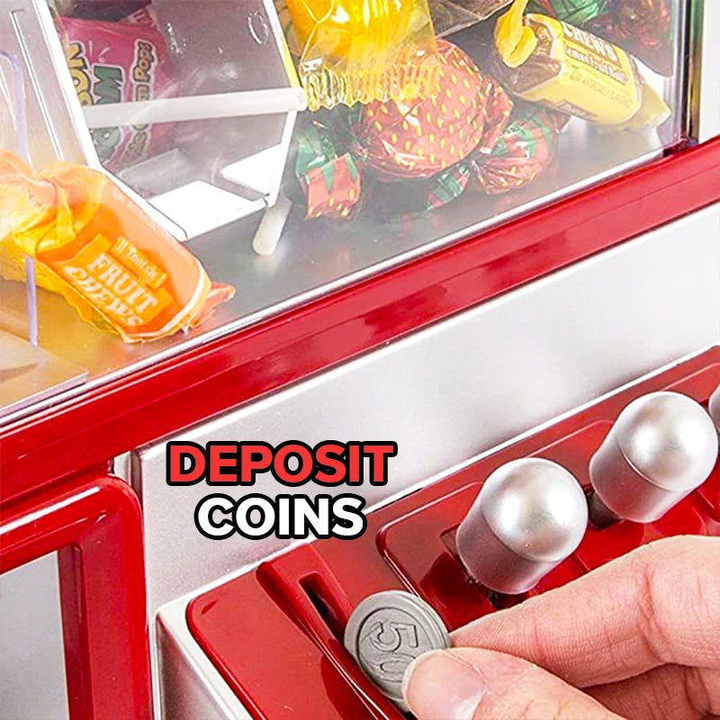 Claw Machine Electronic Candy Machine Arcade Claw Machine Retro Carnival Music And 24 specie Game Birthday Game Candy Kids Toys