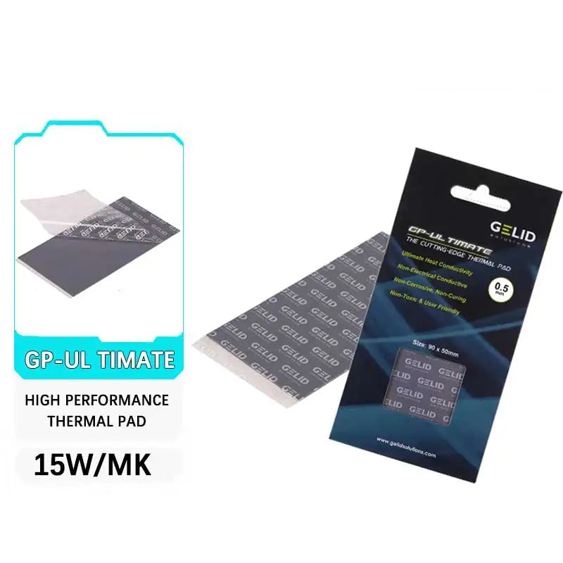 GELID GP-Ultimate 15W/MK Thermal Pad CPU/GPU Graphics Motherboard Silicone Grease Pad Heat Dissipation Silicone Pad Multi-Size