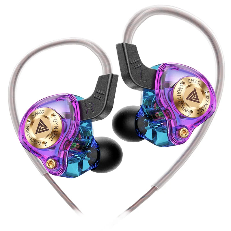 Dynamic Surround Sound Bass Earphones Earbud 3.5MM AUX In-Ear Monitor Headphones HIFI Noise Cancelling Sport Headset