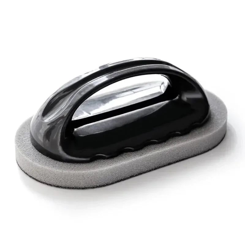 Reusable Emery Magic Sponge - Kitchen Pot Brush with Handle for Easy Cleaning and Decontamination - Washable and Eraser Cleaning