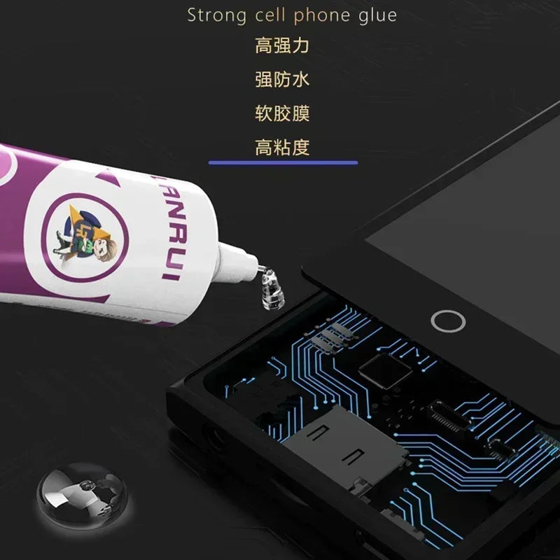 LANRUI I9 High-Quality Active Soft Glue Waterproof Sealant for Cell Phone Laptop TV LCD Screen Back Cover Repair