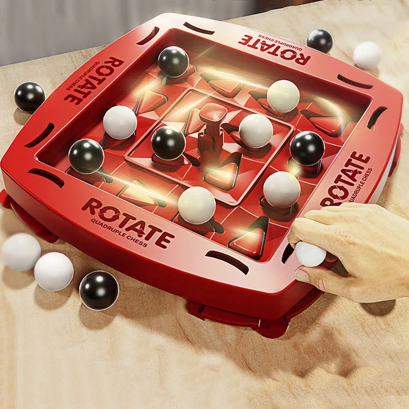 4 In A Row Game Educational Orbit Logic Board Game 2 Player Fast Strategy Game Track Logic Board For Fun Family Game Party Toys