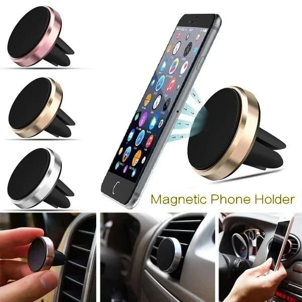 Universal Magnetic Car Phone Holder Stand in Car For iPhone X Samsung Magnet Air Vent Mount Cell Mobile Phone Support GPS