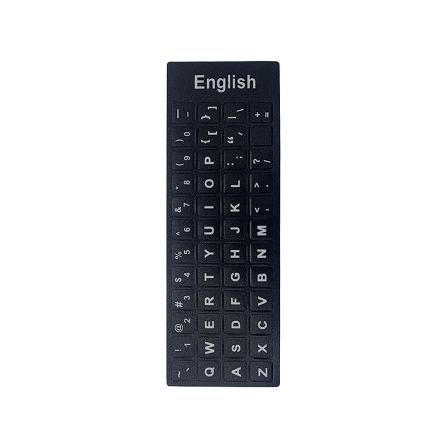 Keyboard Letters Replacement Sticker English/Korean/Spanish/Italiano/Language for Computer Laptop Notebook Desktop