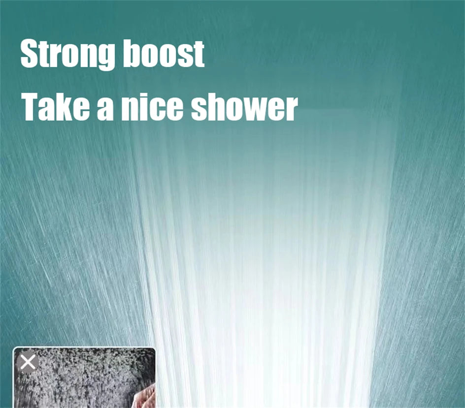 3 Modes High Pressure Water Saving Filter Powerful Shower Head Massage Spa Handheld Showerhead with ON/OFF Switch for Bathroom