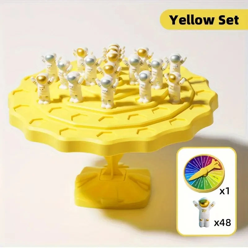 1pc Astronaut Balance Tree Family Entertainment Toy Interaction Game Party Toy Battle Game Balancing Board Game