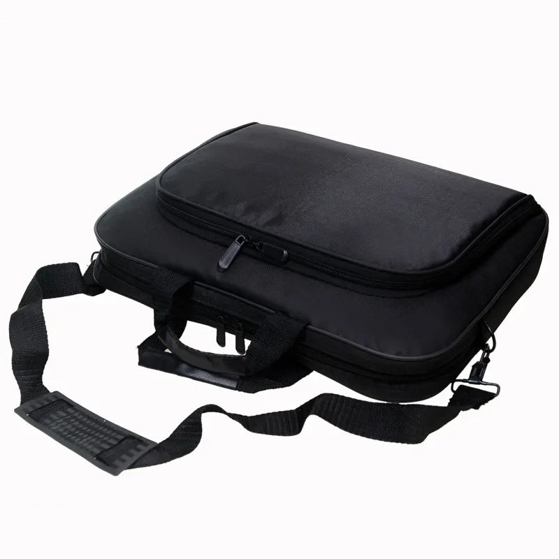 15.6 Inch 17 In Laptop Bag Business Portable Nylon Computer Handbags Laptop Shoulder Handbag Zipper Shoulder Simple Style