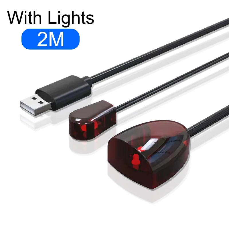 Infrared IR Remote Extender Repeater Receiver USB Adapter Transmitter Applies to All Remote Control Devices For DVD set STB Box