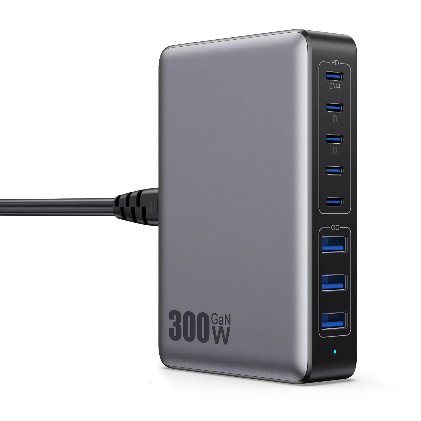 200/300/540/620W GaN high power Multi-Port Fast Charger multiple charging Station for iphone, for MacBook, for Samsung etc