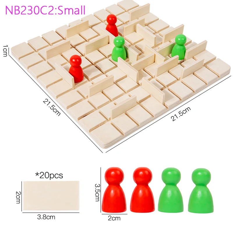 Children Logical Thinking Games Wooden Chess Toys Parent-Child Interactive Board Games Educational Toys For Kids Brain Training