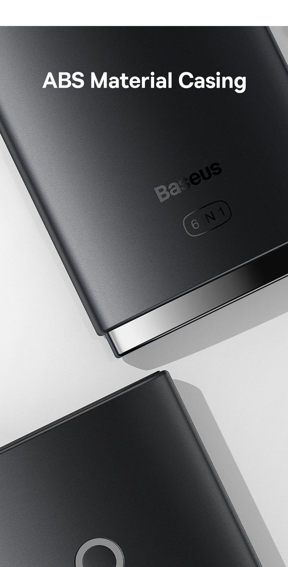 Baseus USB Type C HUB to HDMI-compatible USB 3.0 Adapter 6 in 1 Type C HUB Dock for MacBook Pro Air USB C Splitter